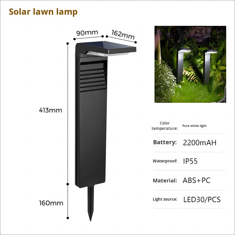 Solar Garden Post Lamp