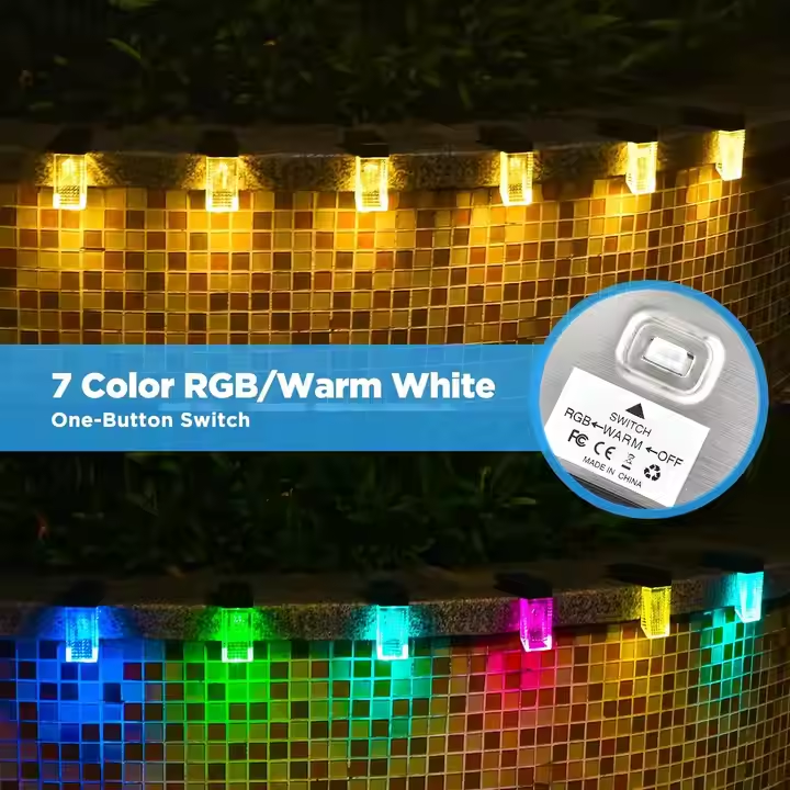 Solar Outdoor Yard Step Light