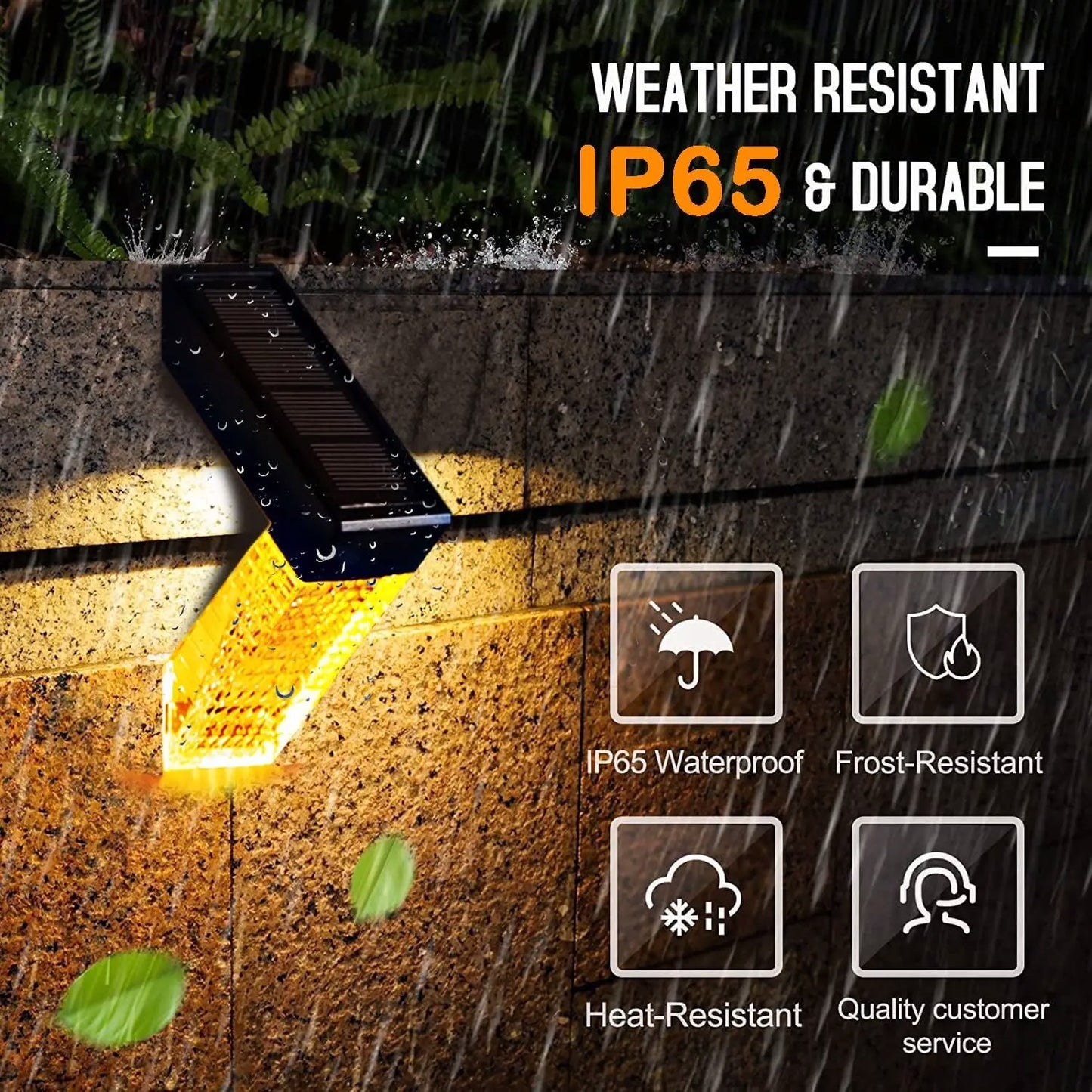 Solar Outdoor Yard Step Light